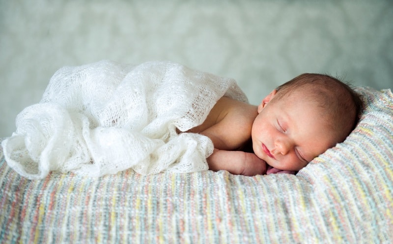 Newborns often want to sleep all day