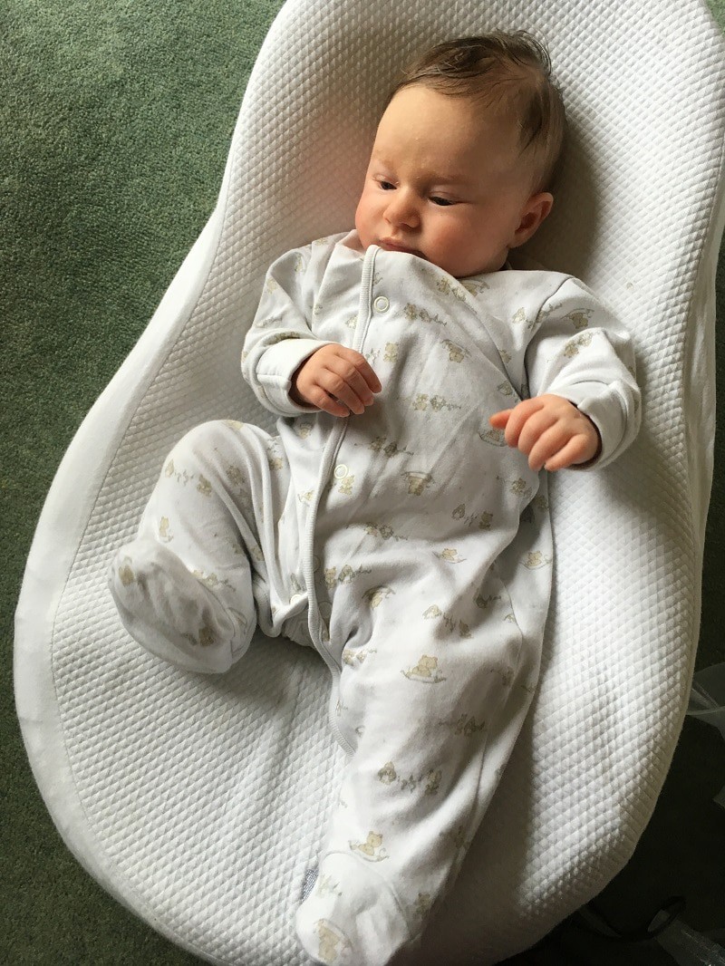 A sleep nest is very comfortable for babies with colic or reflux, when asleep and awake