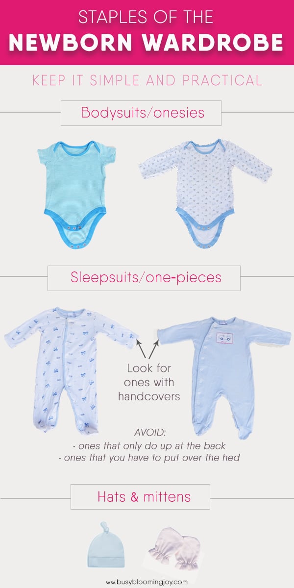newborn wardrobe ideas to buy when pregnant