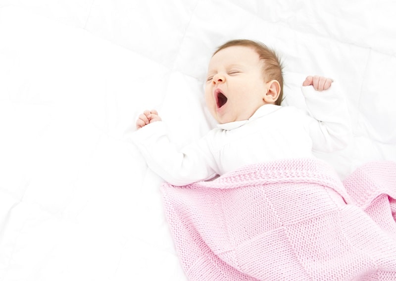 Put baby down when you spot tiredness cues so baby doesn't start to fight sleep