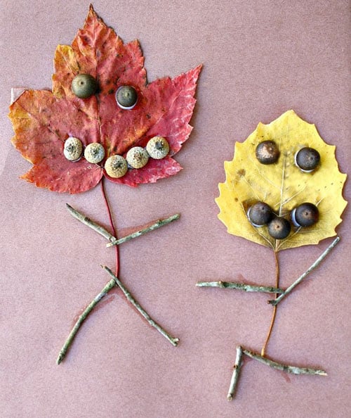 Leaf-People-Fall-Craft for toddlers