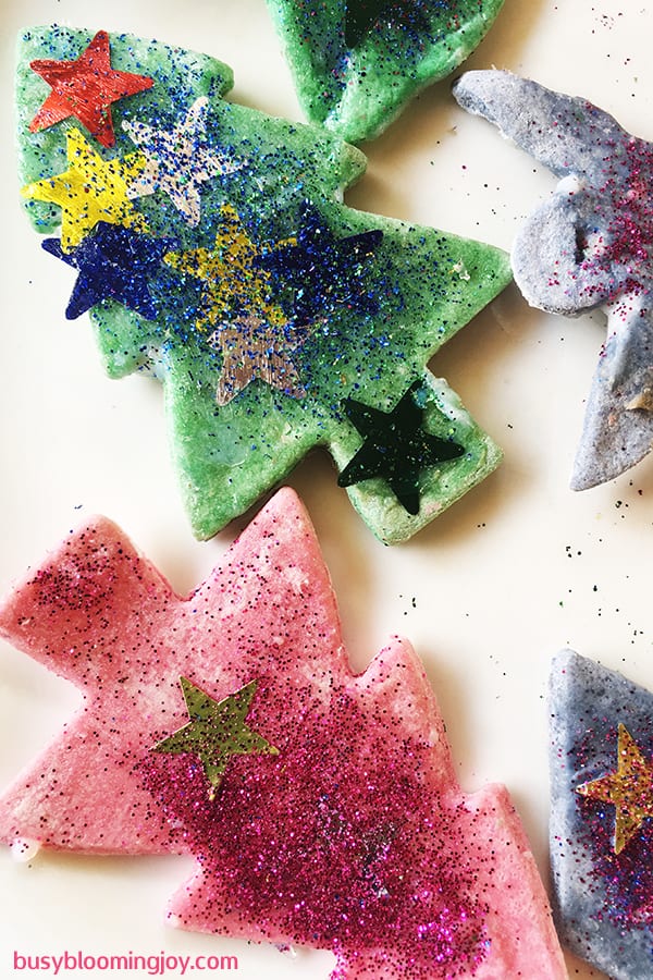 salt dough ornament Christmas crafts for kids