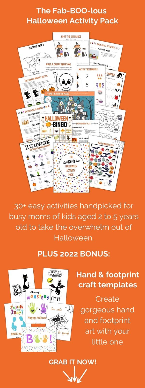 HALLOWEEN TODDLER HALLOWEEN ACTIVITY PACK