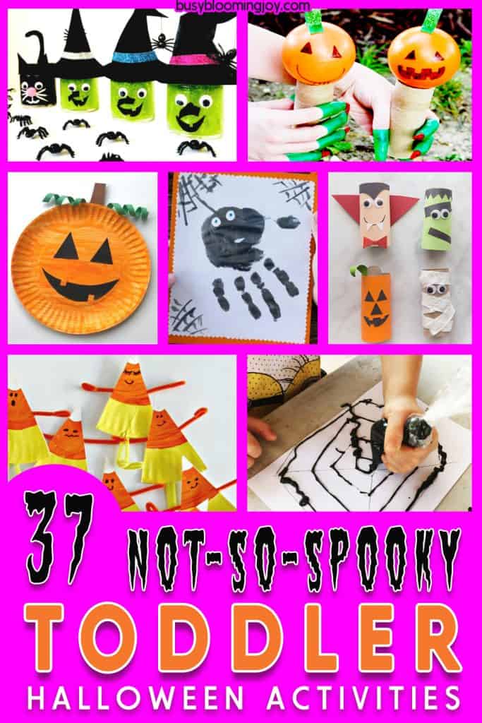 37 Notsospooky Halloween crafts &amp; activities for your toddler