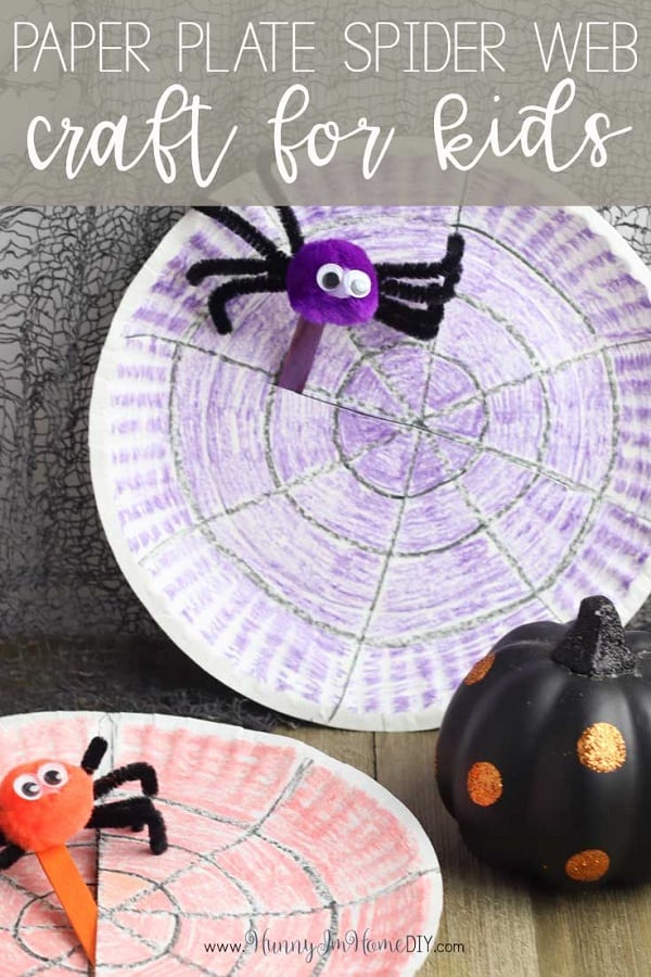 Halloween spider craft for kids