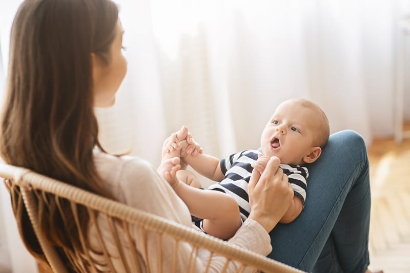 Stimulating baby's sense of movement