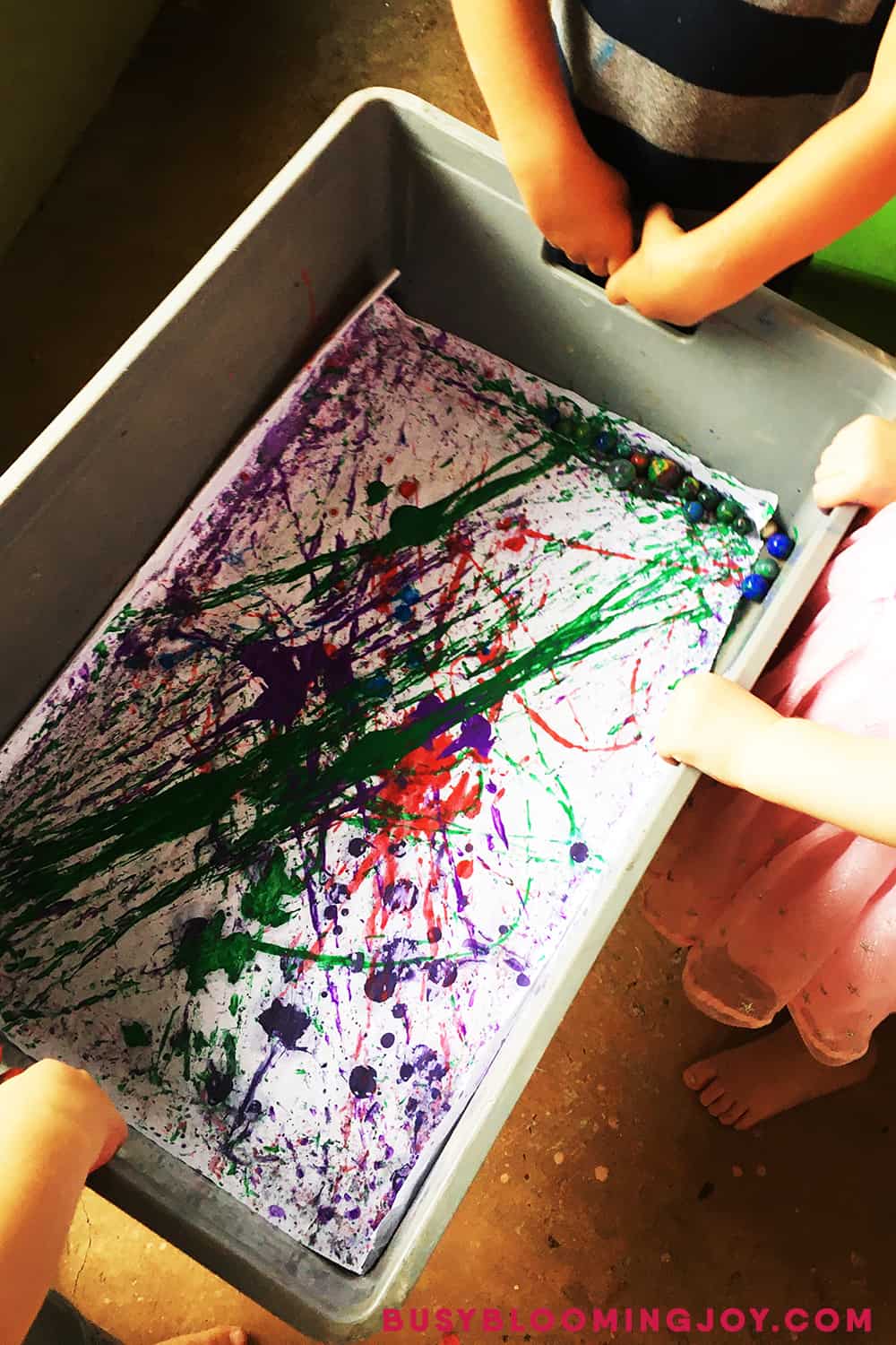 Marble Painting For Kids