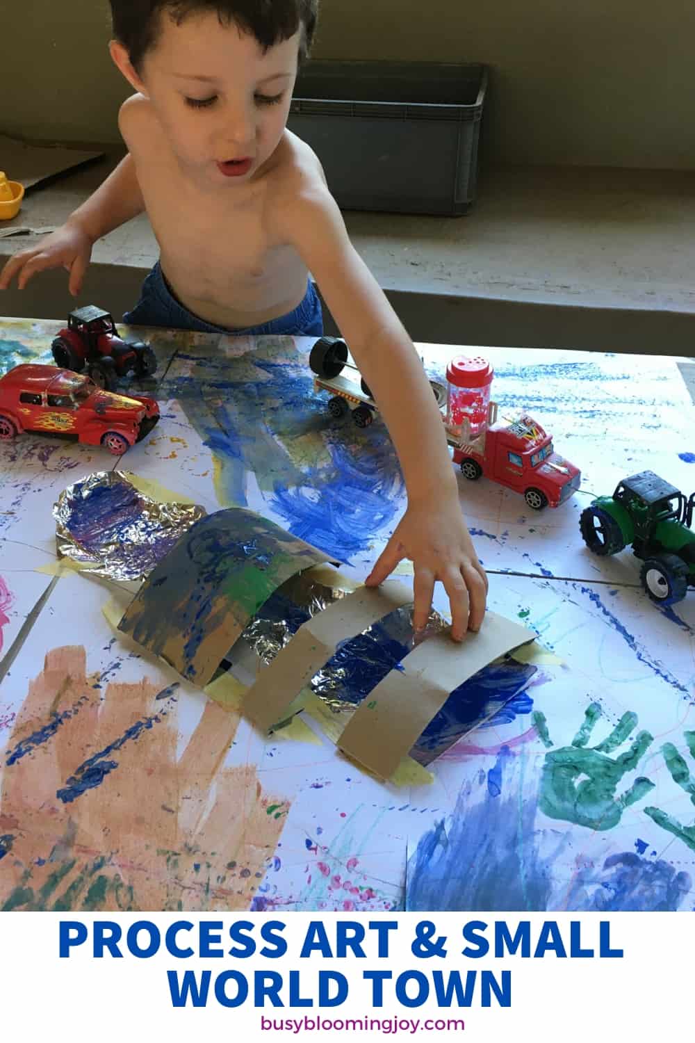 process art come small world fun for preschoolers - outdoor activity for sure