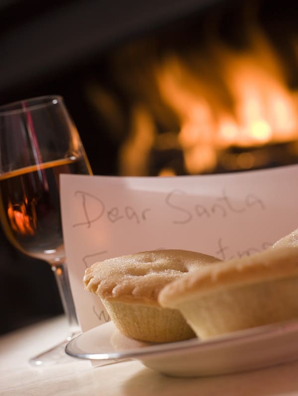 The old Christmas tradition of leaving snacks for Santa