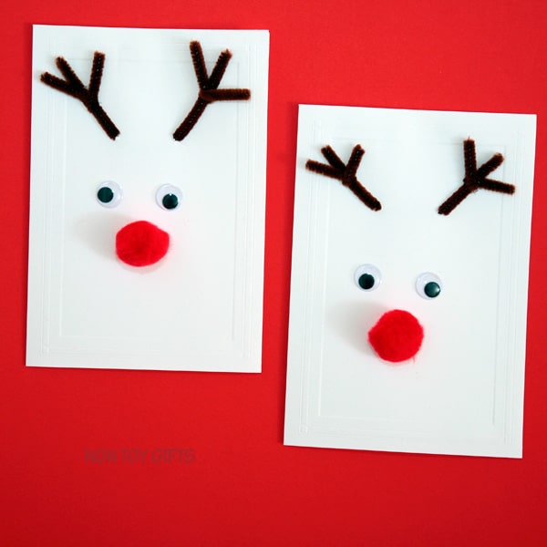 Rudolf Christmas crafts for toddlers