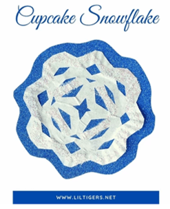 Cupcake liner snowflake Christmas crafts for preschoolers