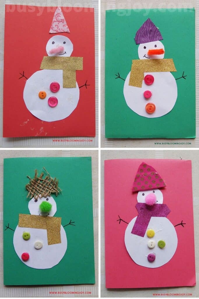 50 Christmas crafts for preschoolers - fun, cute and mostly VERY simple