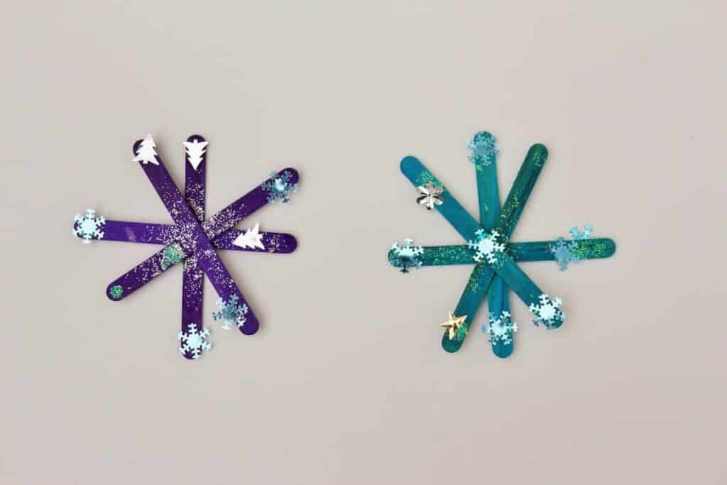 craft stick snowflake