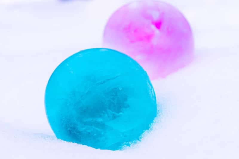 Ice balloon Christmas activity