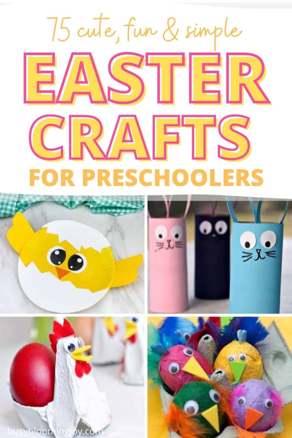 preschooler easter crafts feature image