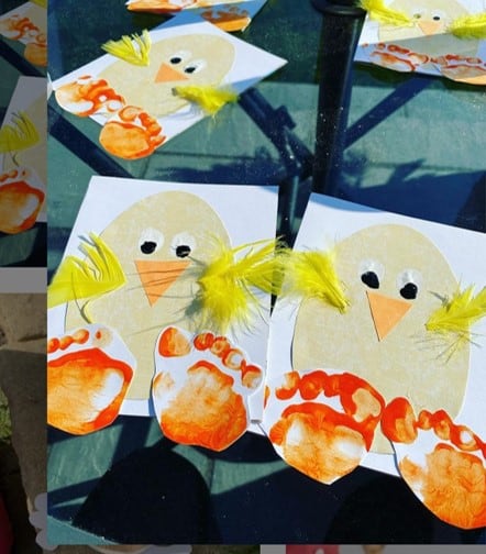 Easter craft for toddlers from @theincredibleadventuresofkit