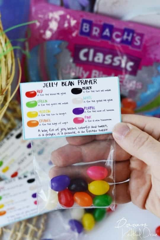 Jelly bean prayer printable for toddlers and preschoolers Religous craft