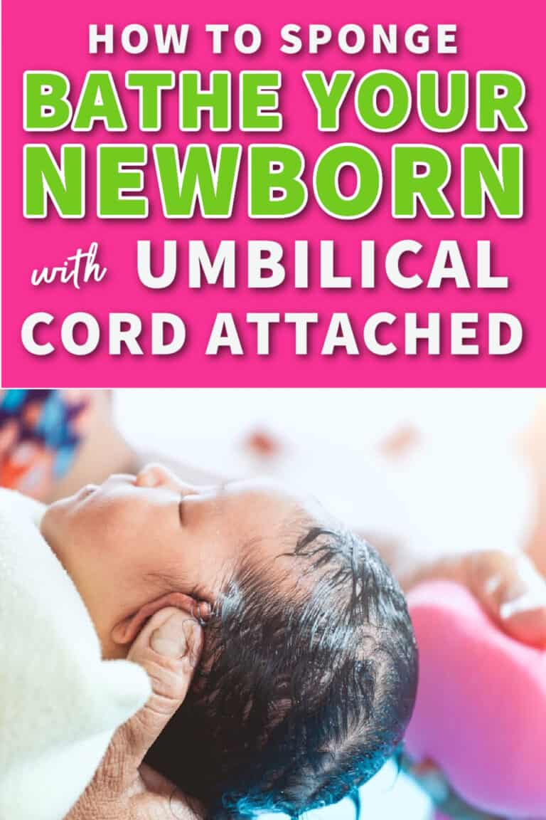 How to sponge bathe a newborn with umbilical cord & progress to tub bath