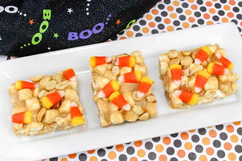 halloween candy corn bar snacks for toddlers