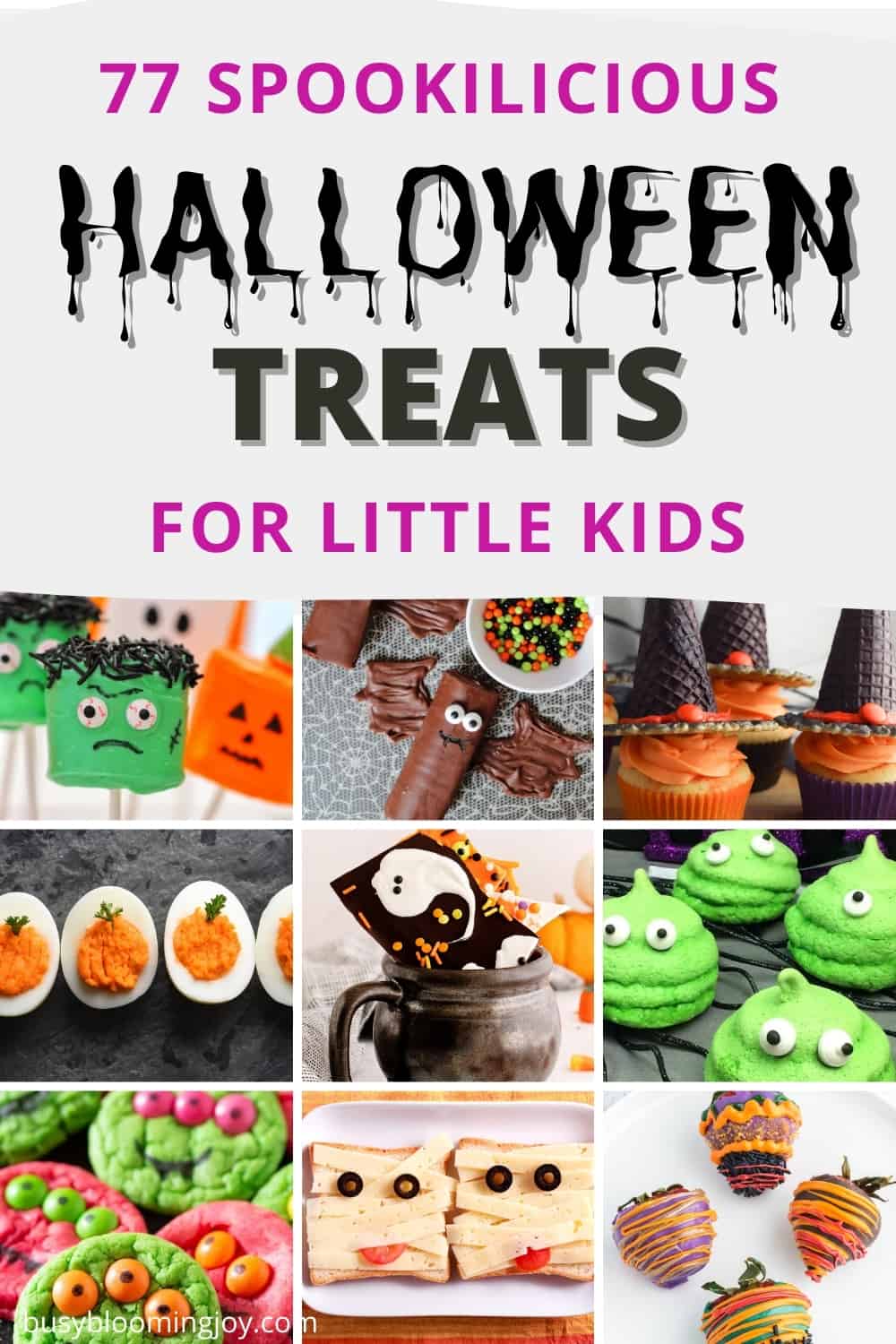 77 Spookylicious Halloween treats for toddlers