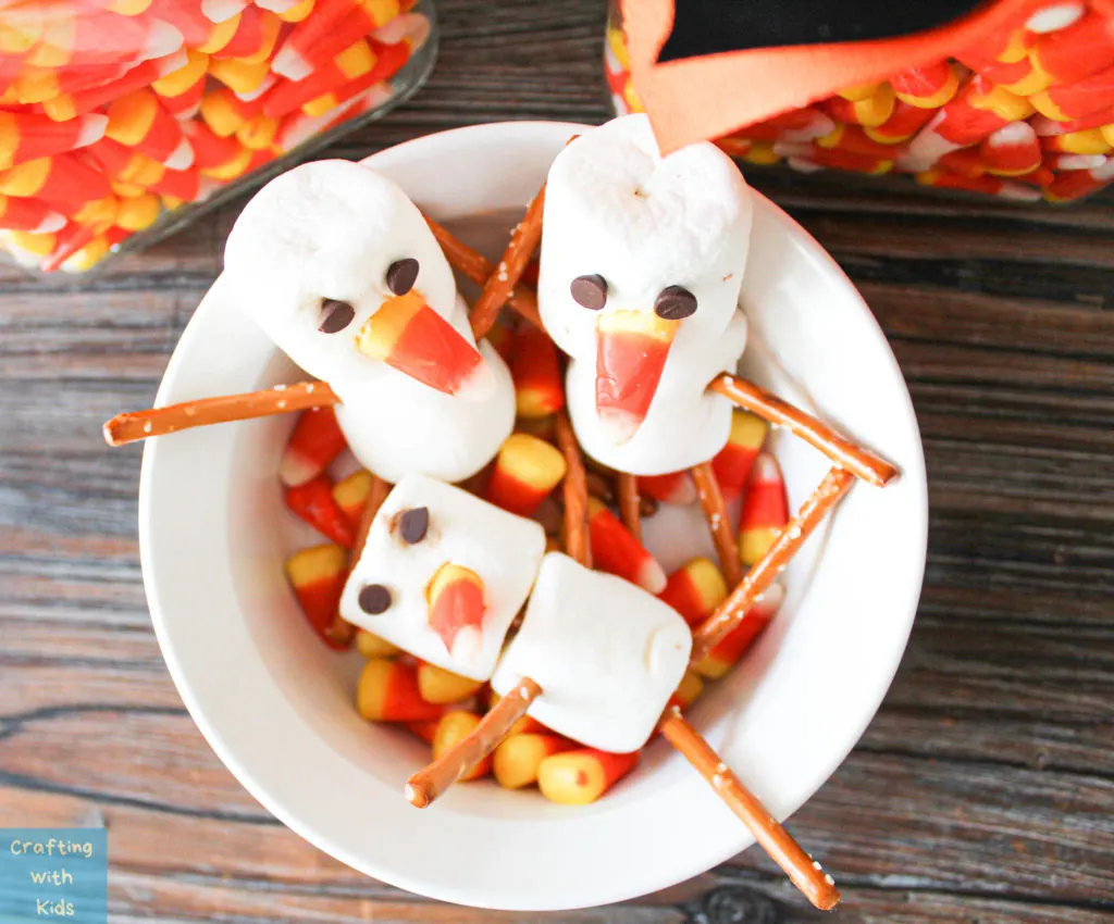 scary snowman halloween desert ideas