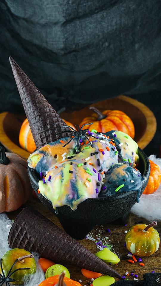 halloween ice cream treats for kids