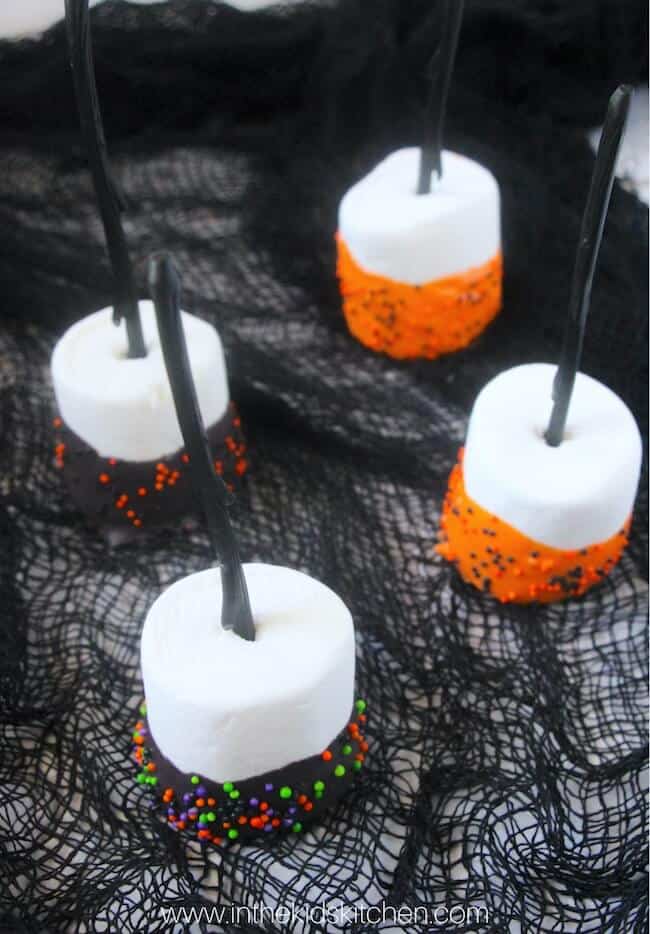 halloween marshmallow snacks for toddlers