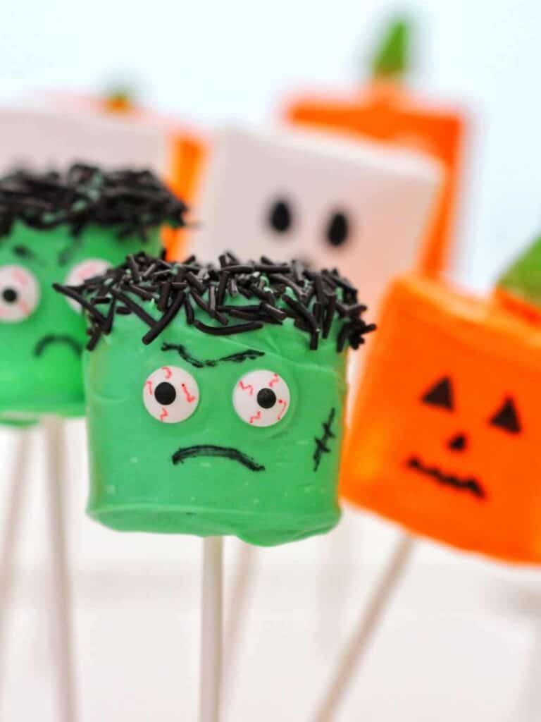 Frankenstein halloween treats for kids