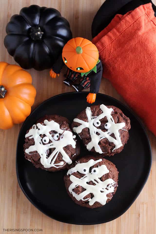 Double Chocolate healthy Halloween treats for toddlers