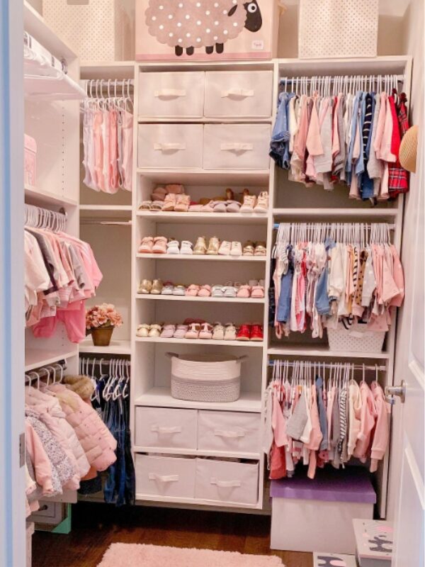 baby walk in closet ideas for storing baby clothes and stuff