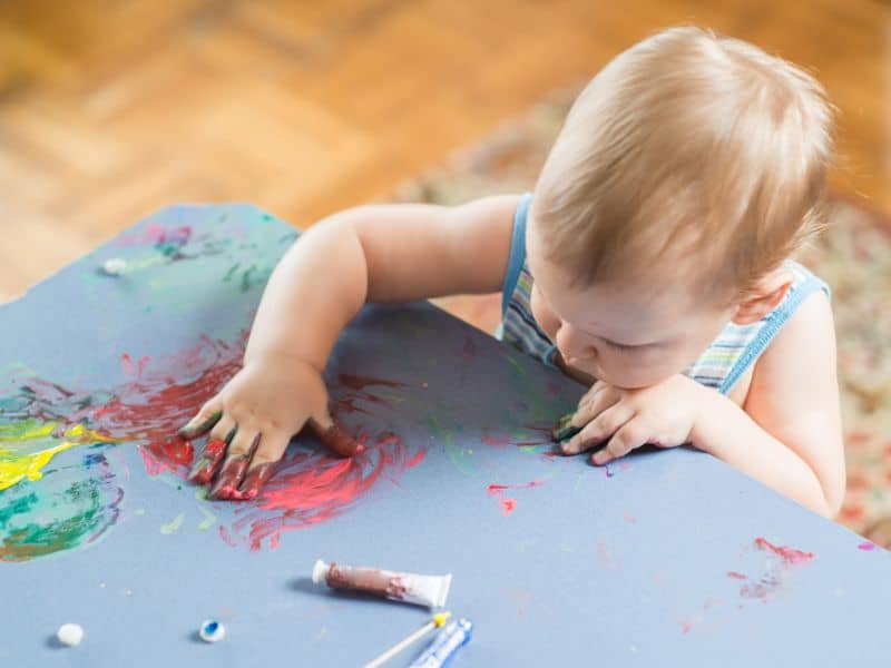 Best paints for baby handprints on paper