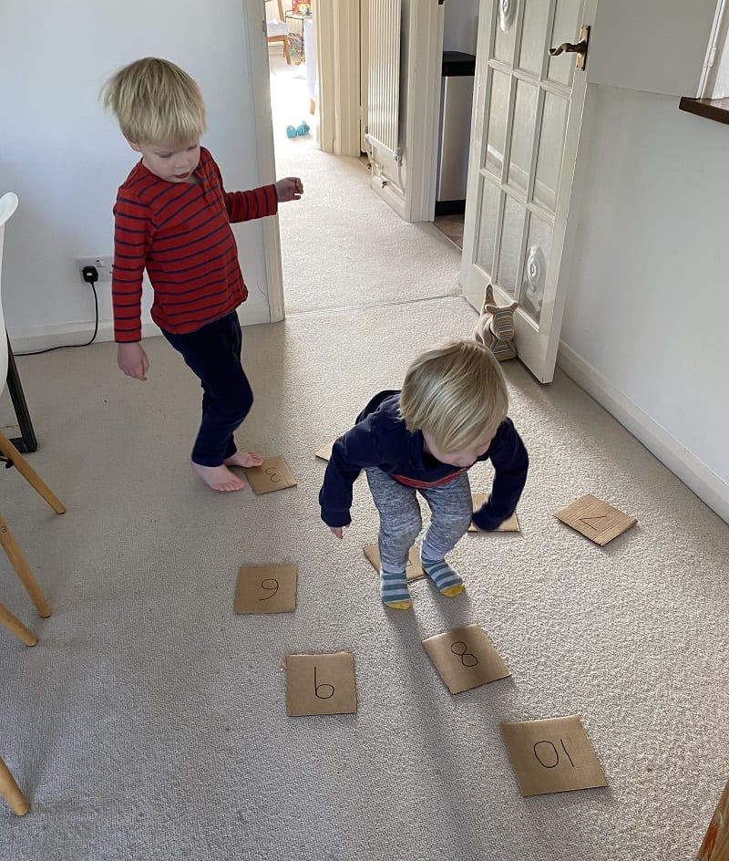 letter jump indoor gross motor activities for preschoolers