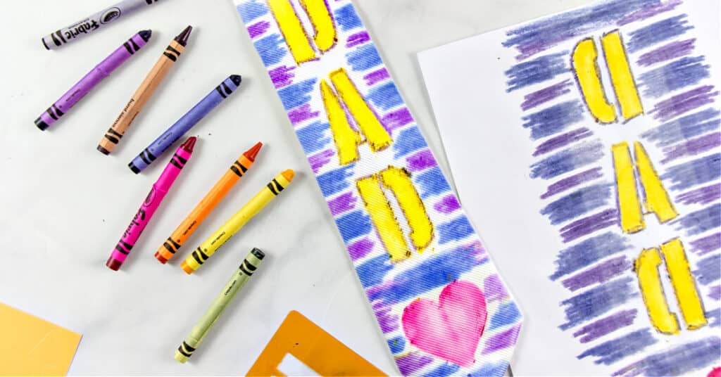 Personalized Tie crafts for toddlers to make for fathers day