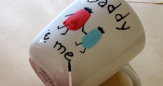Adorable Mug for fathers day crafts for 3 year olds