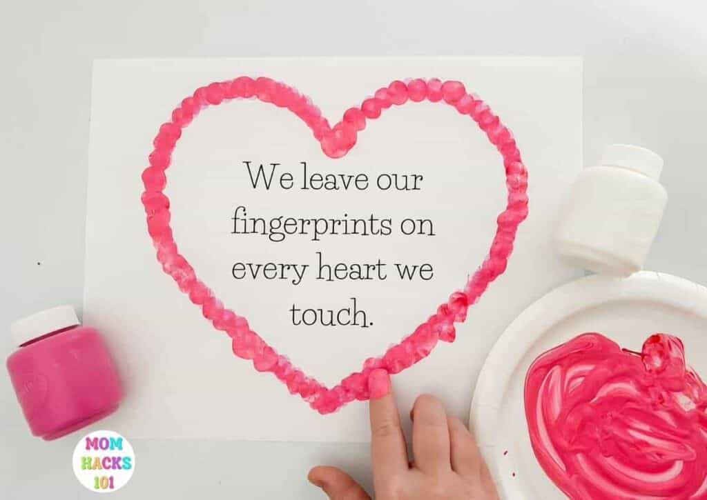 Fingerprint Poem for Father's Day that 2 year olds can make