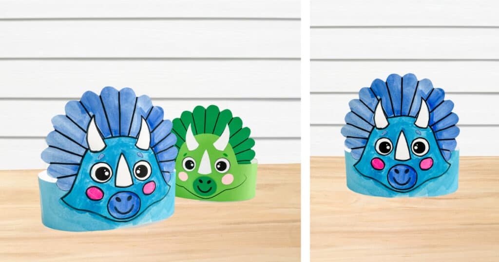 dinosaur headband crafts for 2 year olds