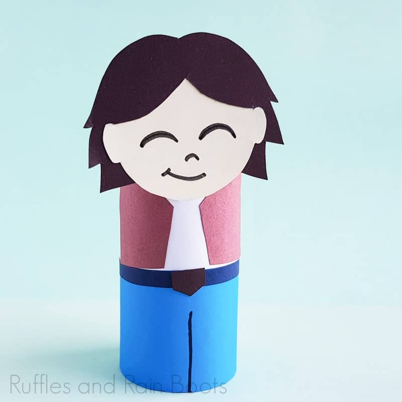 Han solo toilet paper roll crafts for toddlers