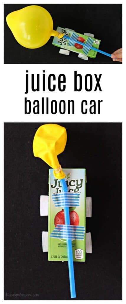 balloon car for transport craft activities for preschoolers