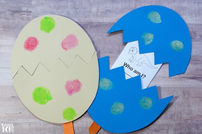 Dinosaur Egg activities for preschoolers at home