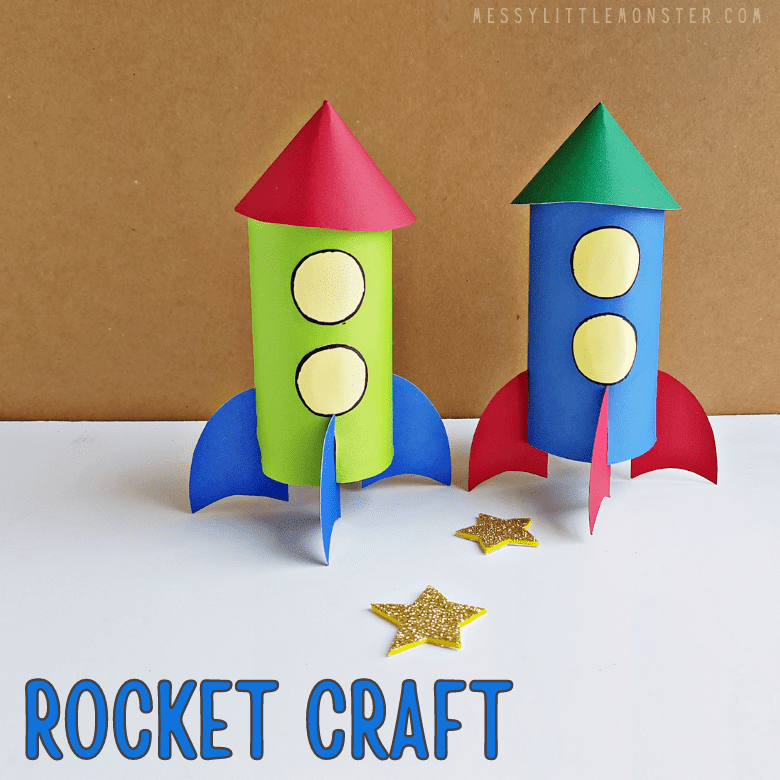 rocket transportation theme crafts for preschool