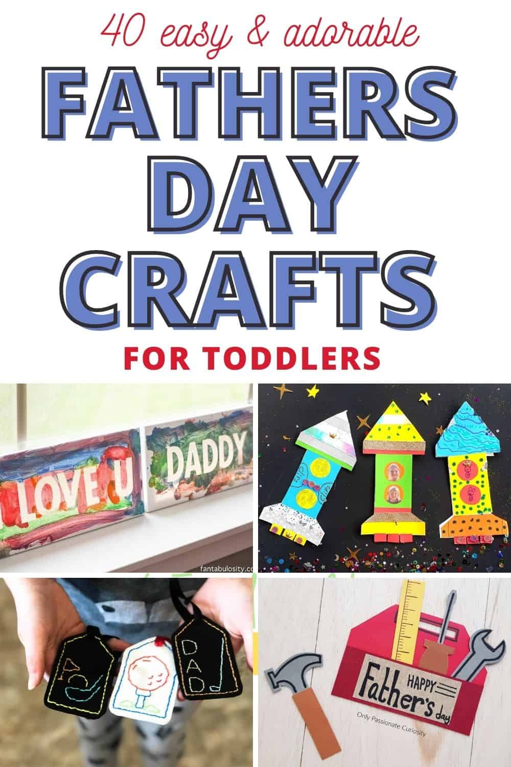 Read more about the article 41 Easy Father’s Day crafts for toddlers (2 & 3 year olds)