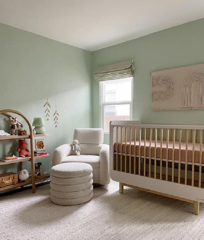 Green baby room paint sales colors