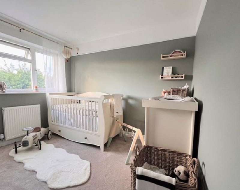 neutral baby nursery ideas green