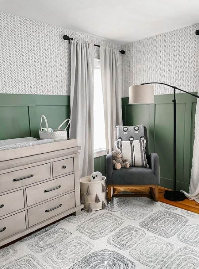 Grey and hotsell green baby room