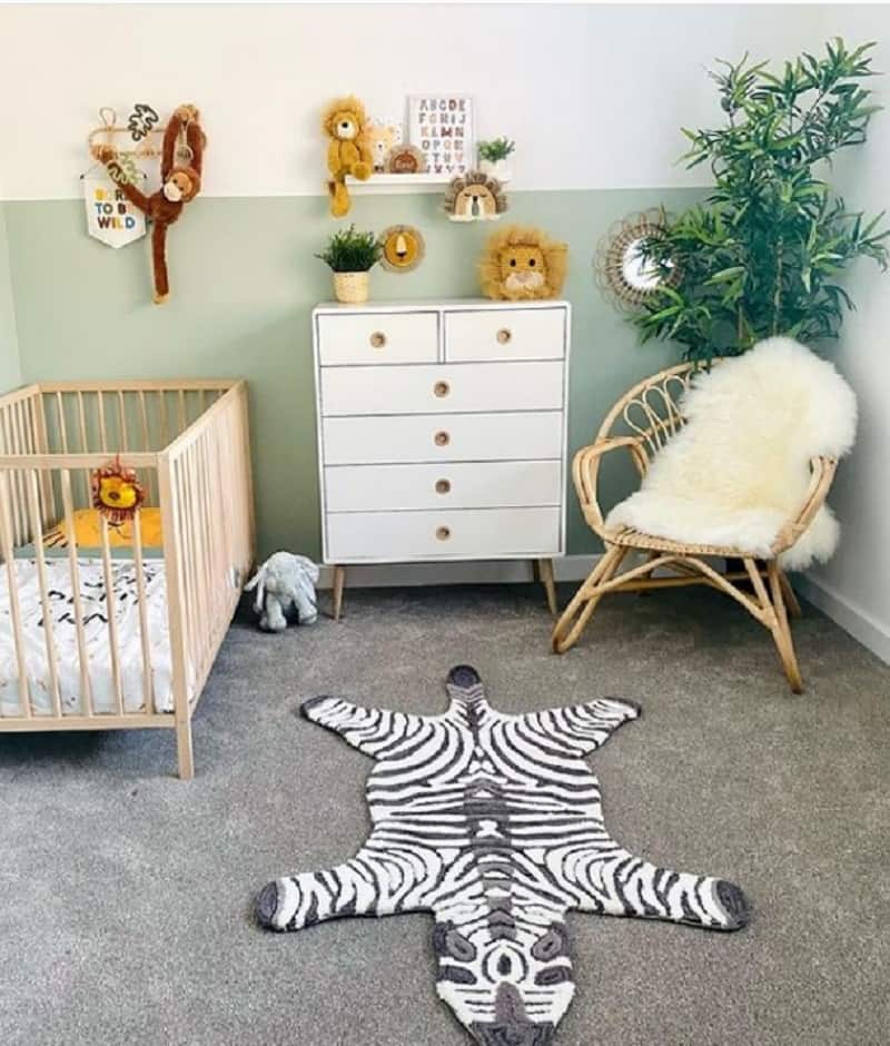 bright green nursery ideas