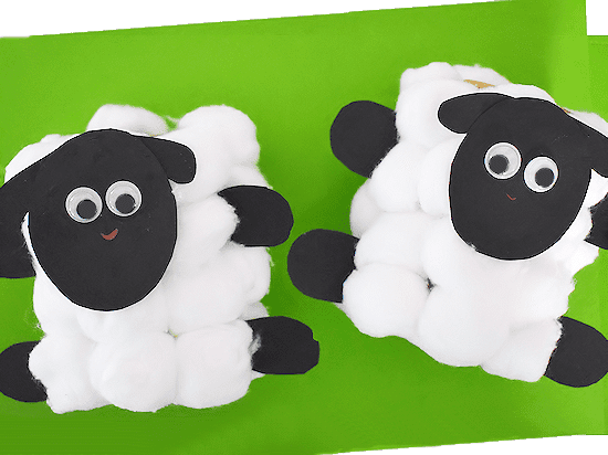 sheep toilet paper roll crafts for todddlers