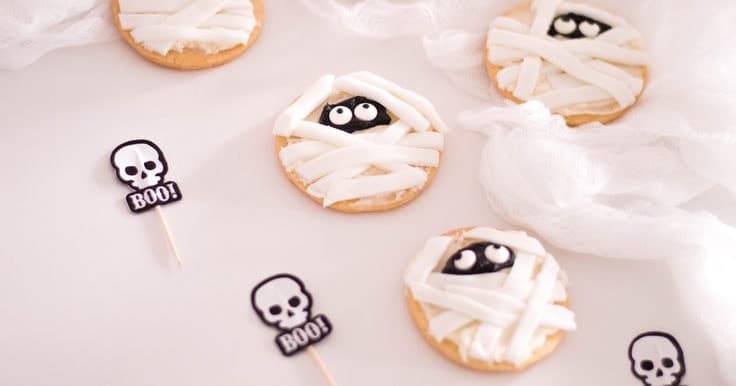 halloween sugar cookies mummy food
