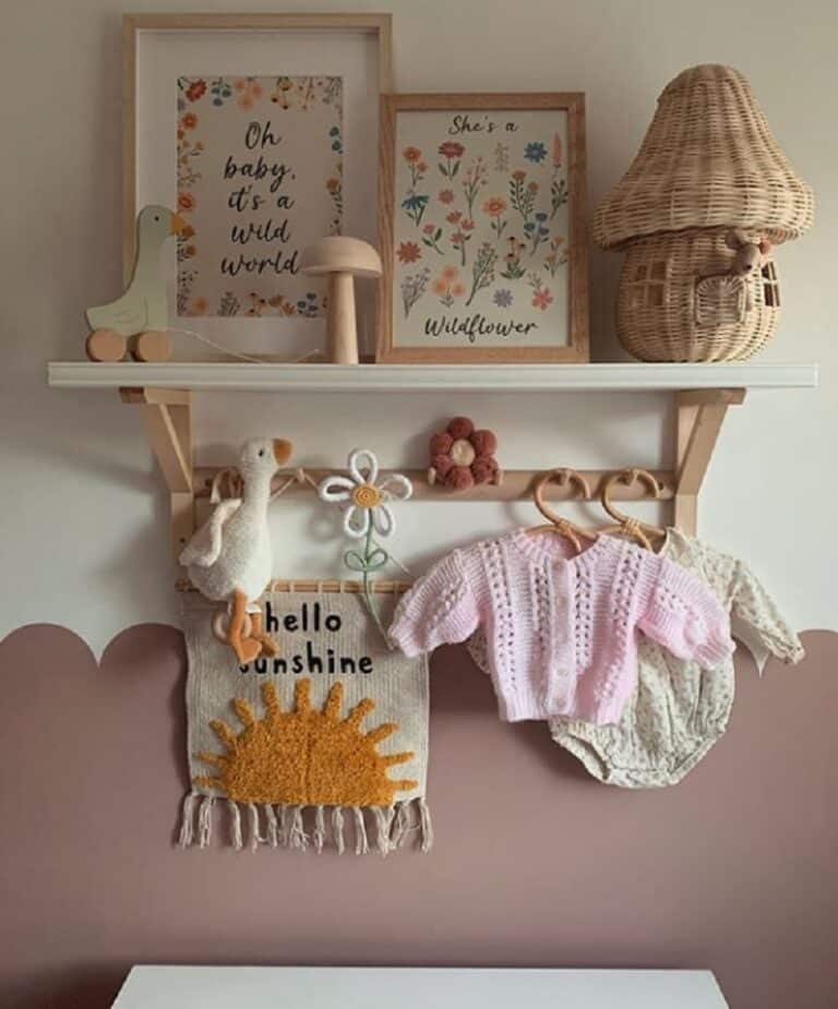 35 nursery shelf & decor ideas