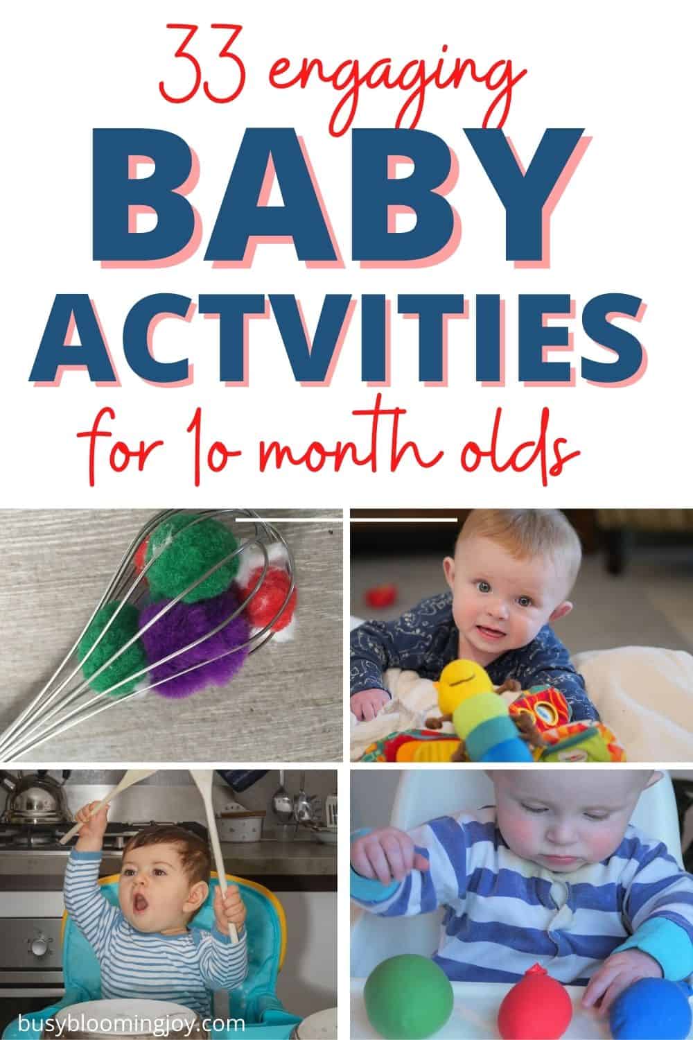 33 Easy & engaging activities for 10 month olds