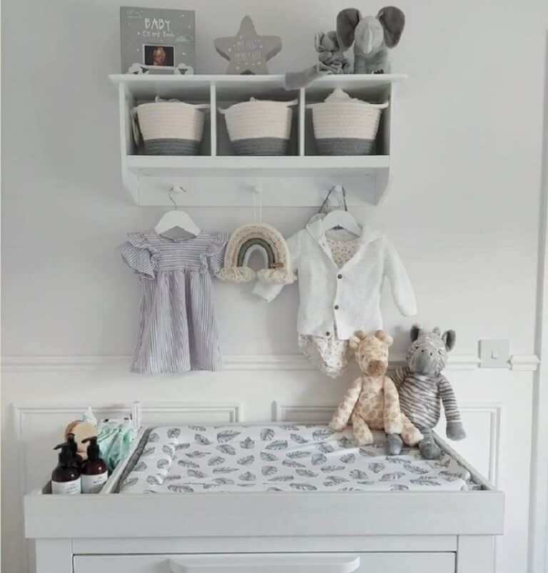 35 nursery shelf & decor ideas